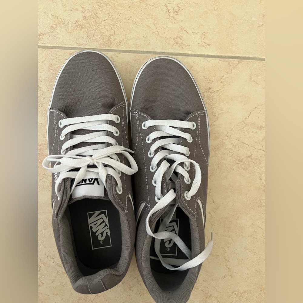 Vans Gray Sneakers Classic Low-Top Skate Style